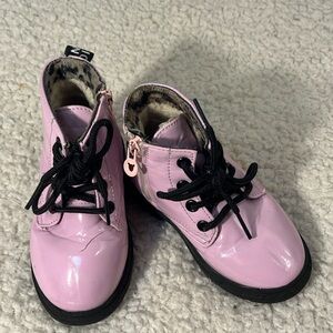 CENICE PINK Ankle Kids warm boots